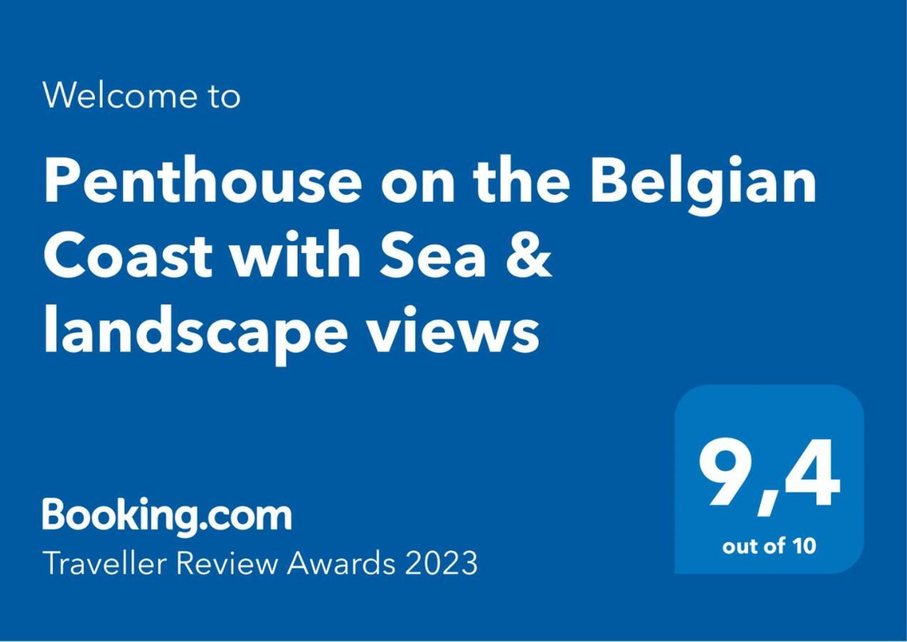 Penthouse On The Belgian Coast With Sea & Landscape Views Leilighet Wenduine Eksteriør bilde