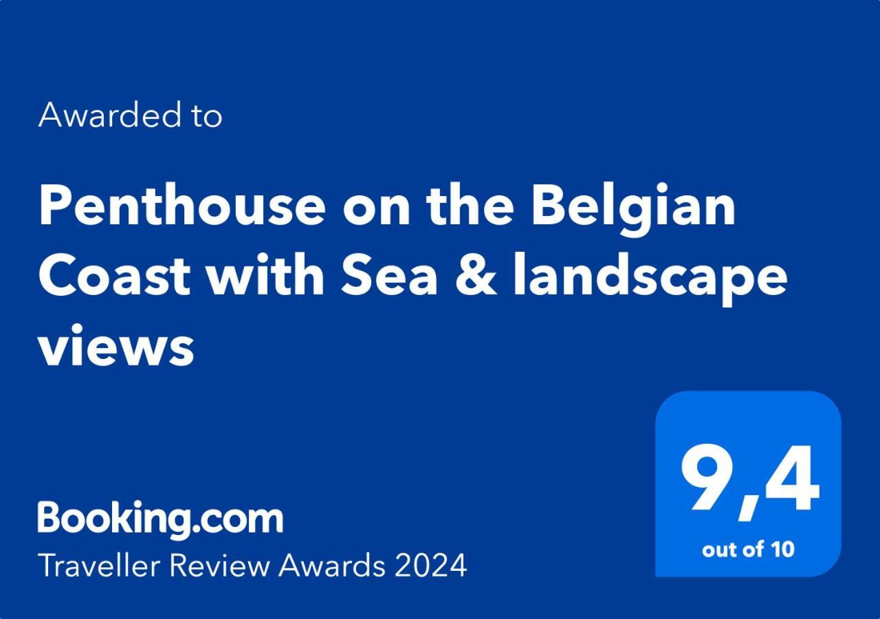 Penthouse On The Belgian Coast With Sea & Landscape Views Leilighet Wenduine Eksteriør bilde
